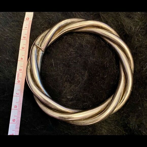 Mexican braided silver bracelet  - Picture 4 of 4